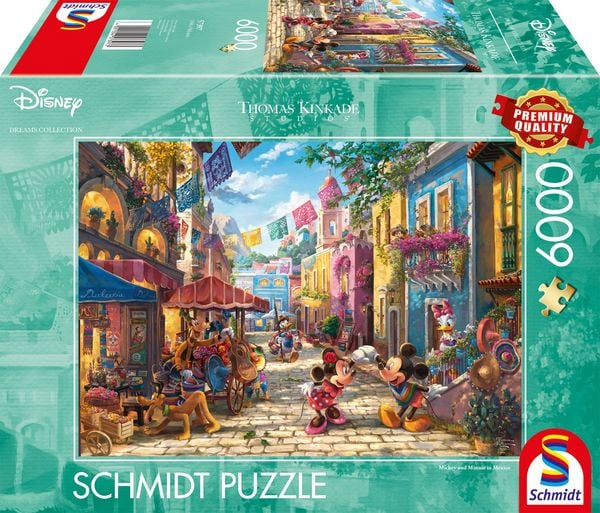 Produktbild: PU6000T. Thomas Kinkade Disney, Mickey & Minnie in Mexico