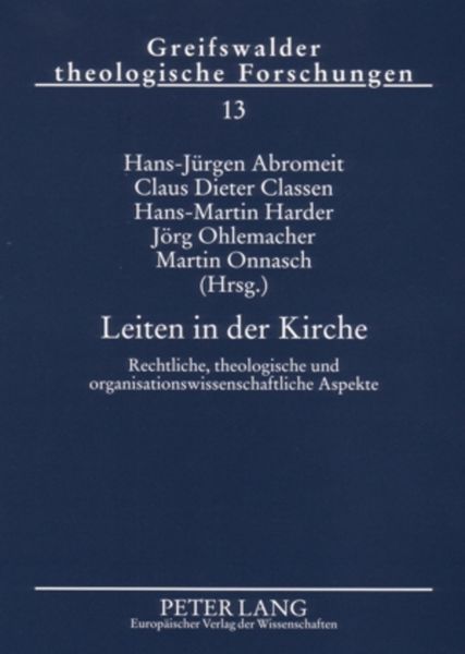 Leiten in der Kirche, Taschenbuch von , Peter Lang GmbH, Internationaler Verlag der Wissenschaften, 9783631555989
