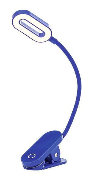 Produktbild: moses. libri_x Klemmleuchte Touch Electric Blue