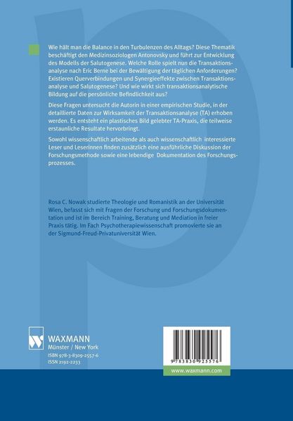 Produktbild: Transaktionsanalyse und Salutogenese