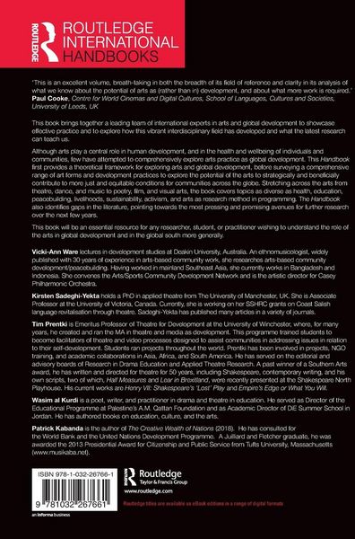 Produktbild: Routledge Handbook of Arts and Global Development