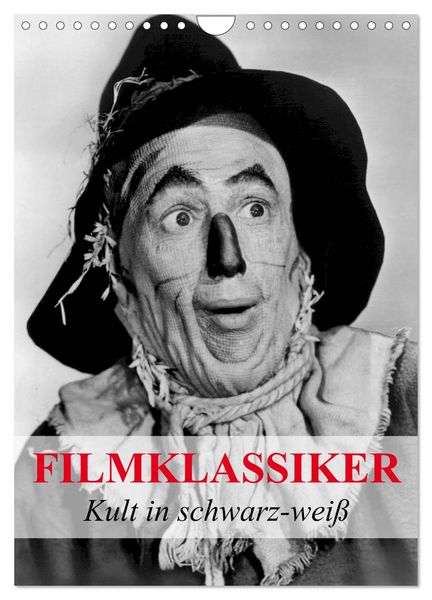 Produktbild: Filmklassiker - Kult in schwarz-wei&szlig; (Wandkalender 2026 DIN A4 hoch), CALVENDO Monatskalender