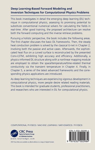 Produktbild: Deep Learning-Based Forward Modeling and Inversion Techniques for Computational Physics Problems