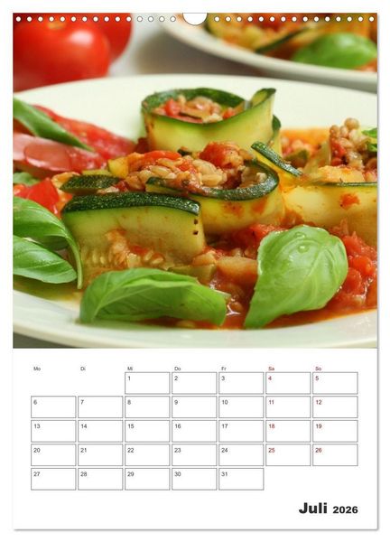 Produktbild: Leckeres mit Tomate (Wandkalender 2026 DIN A3 hoch), CALVENDO Monatskalender
