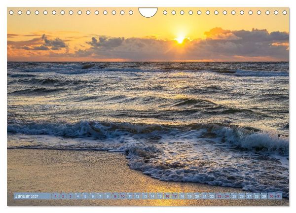 Produktbild: Stimmungsvolle K&uuml;stenmomente (Wandkalender 2027 DIN A4 quer), CALVENDO Monatskalender