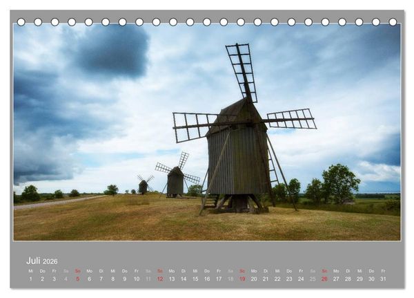 Produktbild: &Ouml;LAND - Besuch im etwas anderen Schweden 2026 (Tischkalender 2026 DIN A5 quer), CALVENDO Monatskalender