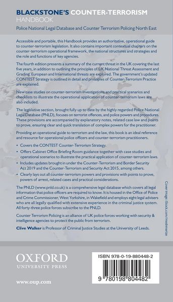 Produktbild: Blackstone's Counter-Terrorism Handbook