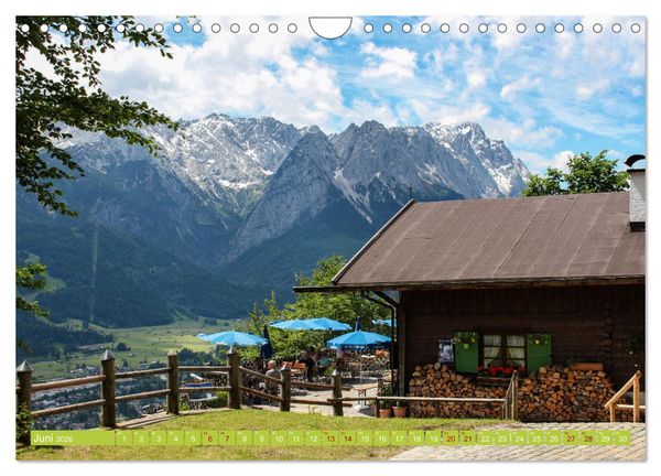 Produktbild: Zauber der Zugspitze (Wandkalender 2026 DIN A4 quer), CALVENDO Monatskalender
