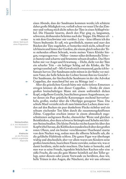 Produktbild: Der Sandmann von E. T. A. Hoffmann (Textausgabe)