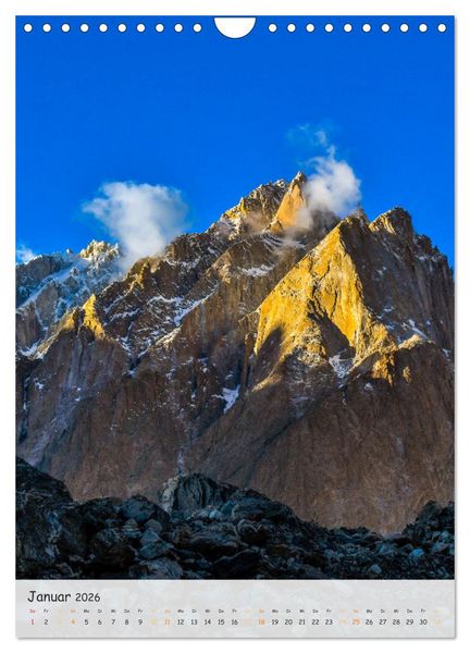Produktbild: Bergriesen des Karakorum (Wandkalender 2026 DIN A4 hoch), CALVENDO Monatskalender