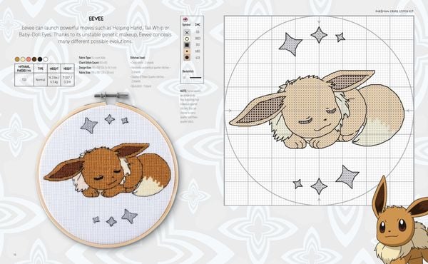Produktbild: PokeMon Cross Stitch Kit