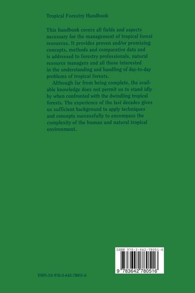 Produktbild: Tropical Forestry Handbook