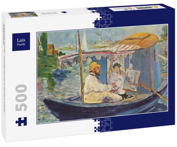 Lais Puzzle Edouard Manet - Claude Monet in seinem Atelier (Argenteuil) 500 Teile