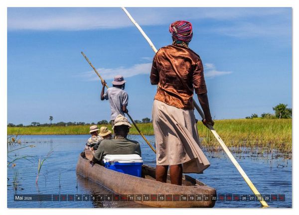 Produktbild: Namibia und Botswana - Entdeckungen in der Weite Afrikas (hochwertiger Premium Wandkalender 2026 DIN A2 quer), Kunstdruck in Hochglanz