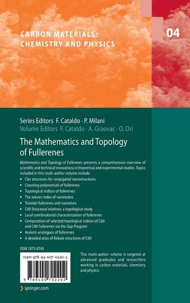 Produktbild: The Mathematics and Topology of Fullerenes