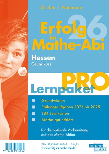 Produktbild: Erfolg im Mathe-Abi 2026 Hessen Lernpaket 'Pro' Grundkurs