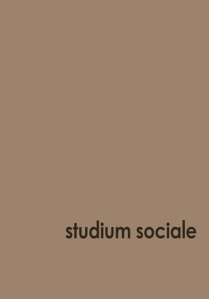 Produktbild: Studium Sociale