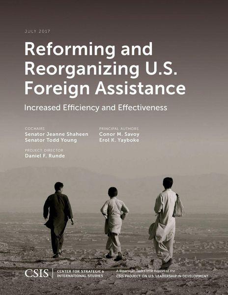 Produktbild: Reforming and Reorganizing U.S. Foreign Assistance