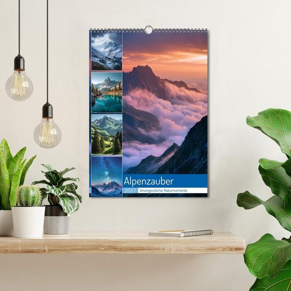 Produktbild: Alpenzauber (Wandkalender 2027 DIN A3 hoch), CALVENDO Monatskalender