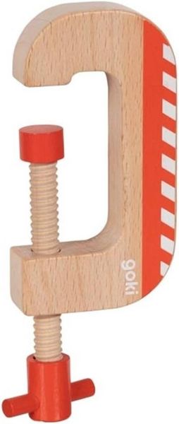 Produktbild: Goki 58401 - Schraubzwinge, Kinder-Werkzeug, 15 cm
