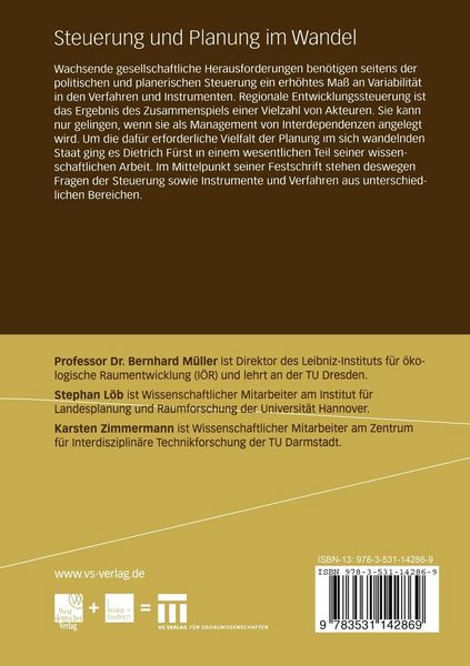 Produktbild: Steuerung und Planung im Wandel
