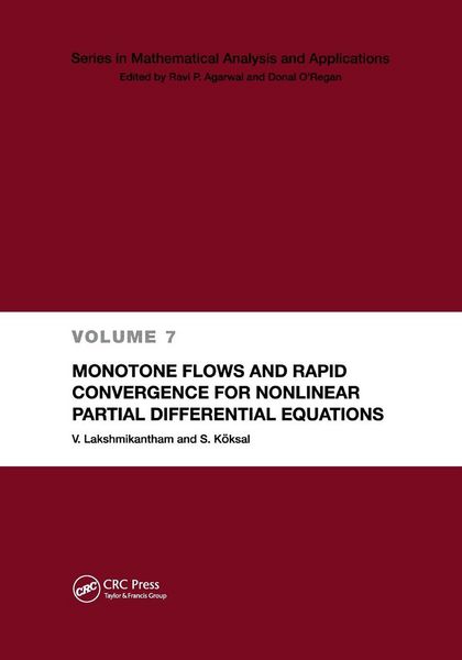 Produktbild: Monotone Flows and Rapid Convergence for Nonlinear Partial Differential Equations