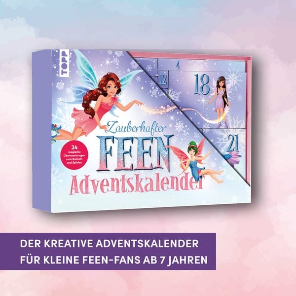 Produktbild: Zauberhafter Feen-Adventskalender. 24 Überraschungen für Feen-Fans