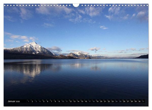 Produktbild: Rund um den Thunersee (Wandkalender 2026 DIN A3 quer), CALVENDO Monatskalender