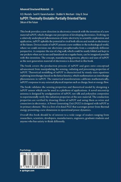 Produktbild: TuPOY: Thermally Unstable Partially Oriented Yarns