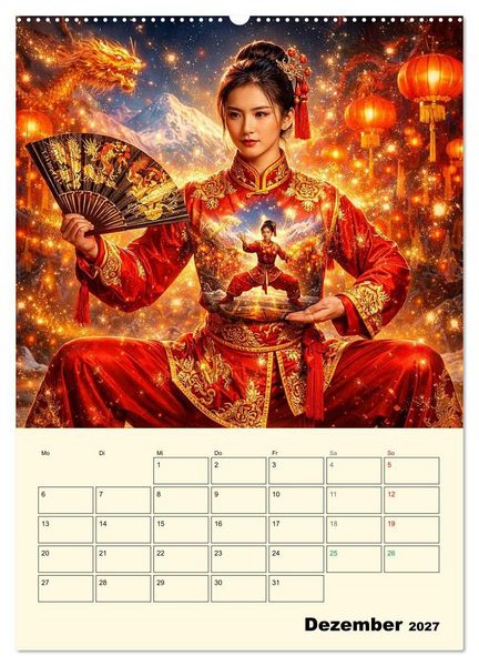 Produktbild: Seele des Kriegers (Wandkalender 2027 DIN A2 hoch), CALVENDO Monatskalender