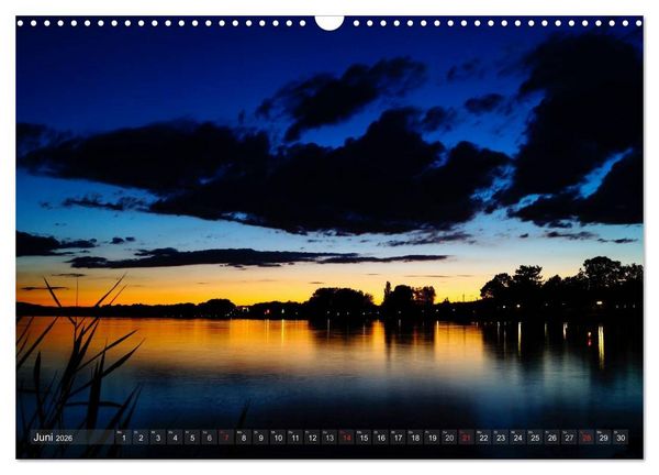 Produktbild: Bodensee zur blauen Stunde (Wandkalender 2026 DIN A3 quer), CALVENDO Monatskalender