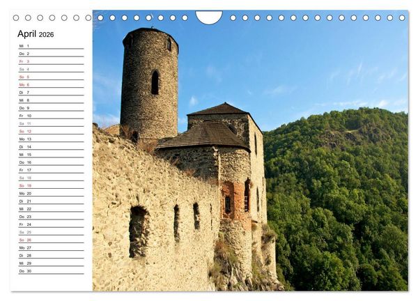 Produktbild: Tschechien - Die Burg Strekov (Wandkalender 2026 DIN A4 quer), CALVENDO Monatskalender