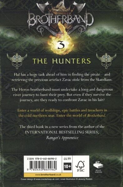 Produktbild: The Hunters (Brotherband Book 3)