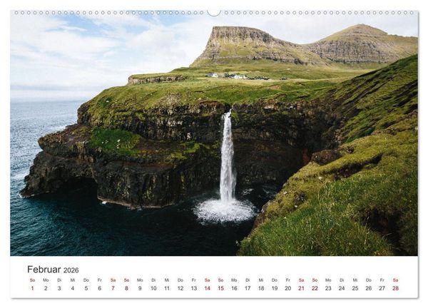 Produktbild: F&auml;r&ouml;er - Einzigartige Inseln (Wandkalender 2026 DIN A2 quer), CALVENDO Monatskalender