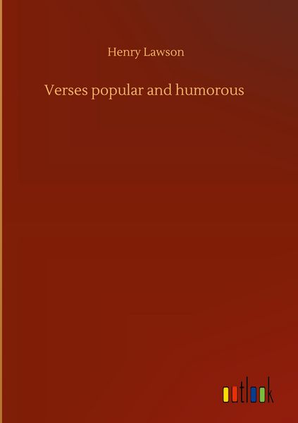 Produktbild: Verses popular and humorous