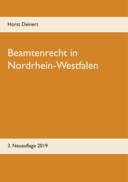 Produktbild: Beamtenrecht in Nordrhein-Westfalen