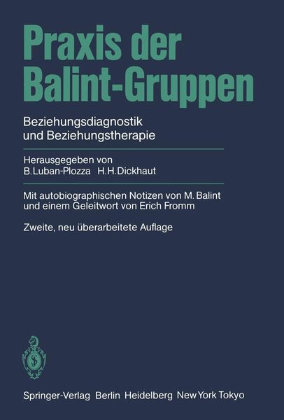 Produktbild: Praxis der Balint-Gruppen