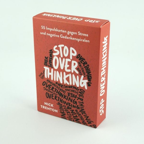 Produktbild: Stop Overthinking &ndash; 55 Impulskarten gegen Stress und negative Gedankenspiralen