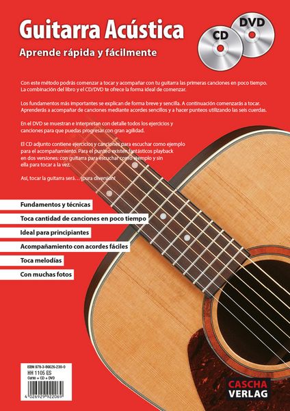 Produktbild: Guitarra Ac&uacute;stica: Aprende r&aacute;pida y f&aacute;cilmente
