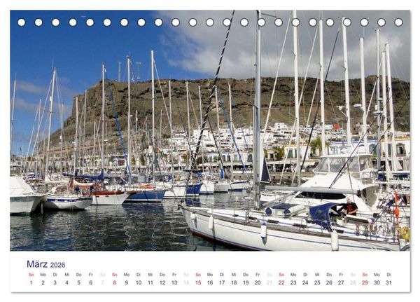Produktbild: Die Canarischen Inseln - Gran Canaria (Tischkalender 2026 DIN A5 quer), CALVENDO Monatskalender