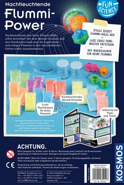 Produktbild: Fun Science Nachtleuchtende Flummi-Power