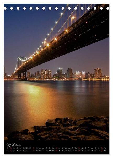 Produktbild: New York City (Tischkalender 2026 DIN A5 hoch), CALVENDO Monatskalender