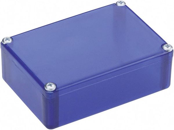 Strapubox 2024BL Universal-Gehäuse ABS Blau (transparent) 1St.