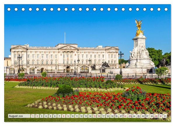 Produktbild: LONDON Magie einer Metropole (Tischkalender 2026 DIN A5 quer), CALVENDO Monatskalender