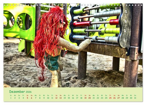 Produktbild: Mein Name ist Jute, wir sind auf dem Spielplatz (Wandkalender 2026 DIN A3 quer), CALVENDO Monatskalender