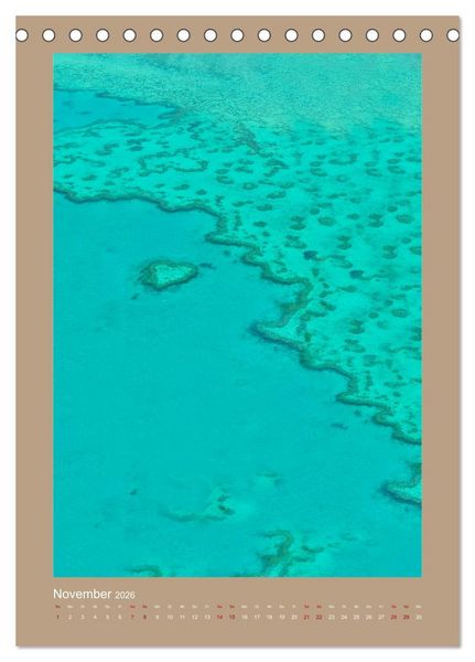Produktbild: Erlebe mit mir Australien (Tischkalender 2026 DIN A5 hoch), CALVENDO Monatskalender