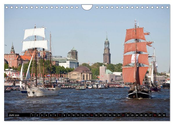 Produktbild: Hansestadt Hamburg (Wandkalender 2026 DIN A4 quer), CALVENDO Monatskalender