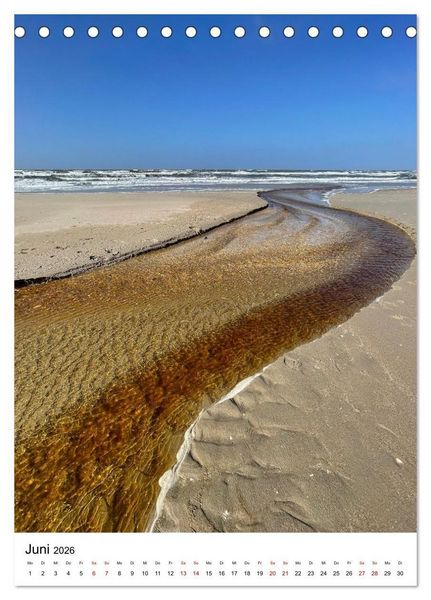 Produktbild: Strand der Sehnsucht - Sankt Peter-Ording (Tischkalender 2026 DIN A5 hoch), CALVENDO Monatskalender