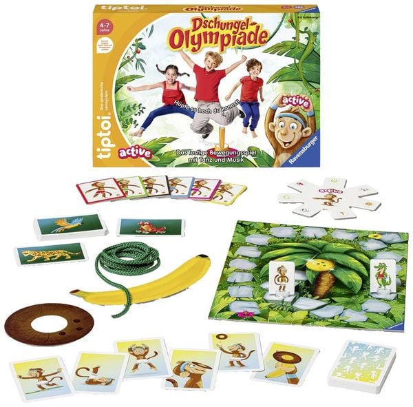 Produktbild: Tiptoi® ACTIVE Dschungel-Olympiade - ab 4 Jahre