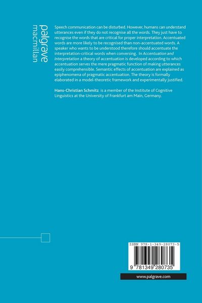 Produktbild: Accentuation and Interpretation